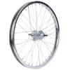 Sta Tru Rear Double Wall Bicycle Wheel - 20in - Bolt-On 3/8in x 110mm Coaster Brake - Silver - R406TR25CB view 1
