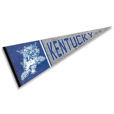 Kentucky Wildcats Pennant Throwback Vintage Banner