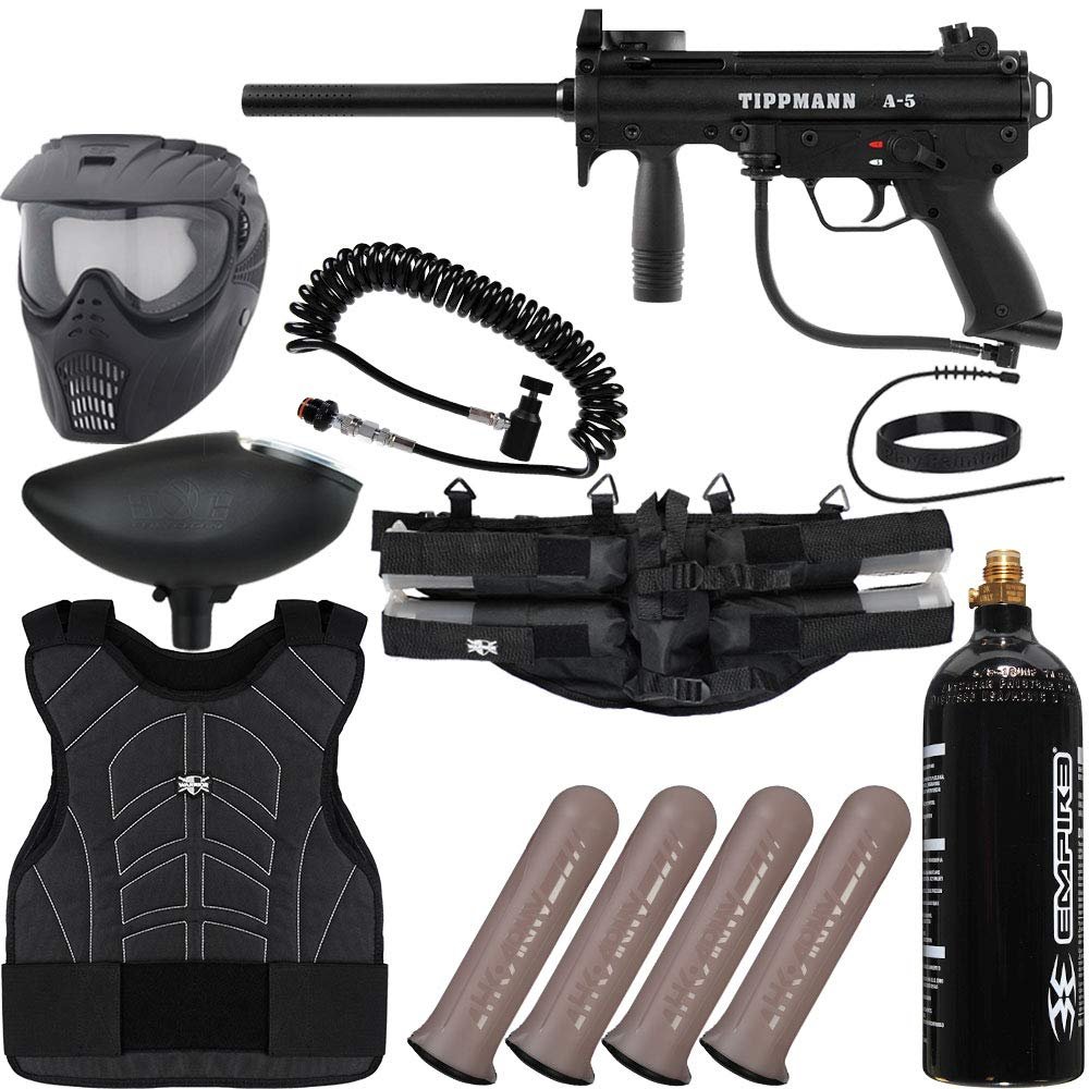 Action Village Tippmann A5 Light Gunner Paintball Gun Package Kit