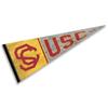College Flags & Banners Co. USC Trojans Pennant Throwback Vintage Banner view 1