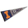 Illinois Fighting Illini Pennant Throwback Vintage Banner view 1