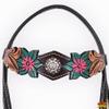HILASON Western Horse Headstall American Leather Floral | for Horses view 3