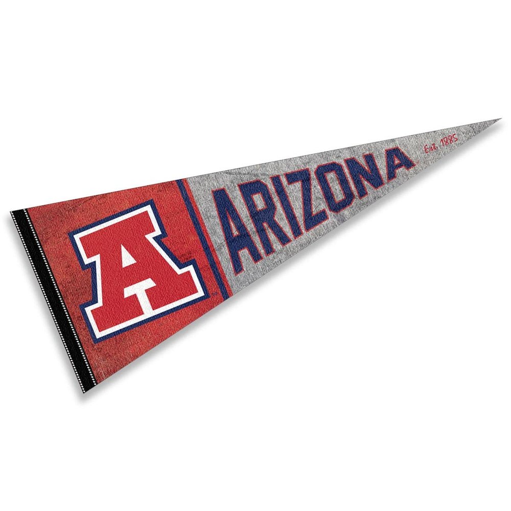 Arizona Wildcats Pennant Throwback Vintage Banner