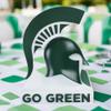 College Bronze Michigan State Spartans MSU Figurine Decor for Home, Office and Kitchen view 2