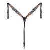 HILASON Western Horse Headstall Breast Collar Set American Leather Floral | Tack for Horses view 3