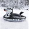 SNOWCANDY Animal Inflatable Snow Sled, Multiple Animal Styles (Winter Siberian Husky Inflatable Snow Sled & Pool Beach Floaty) view 4