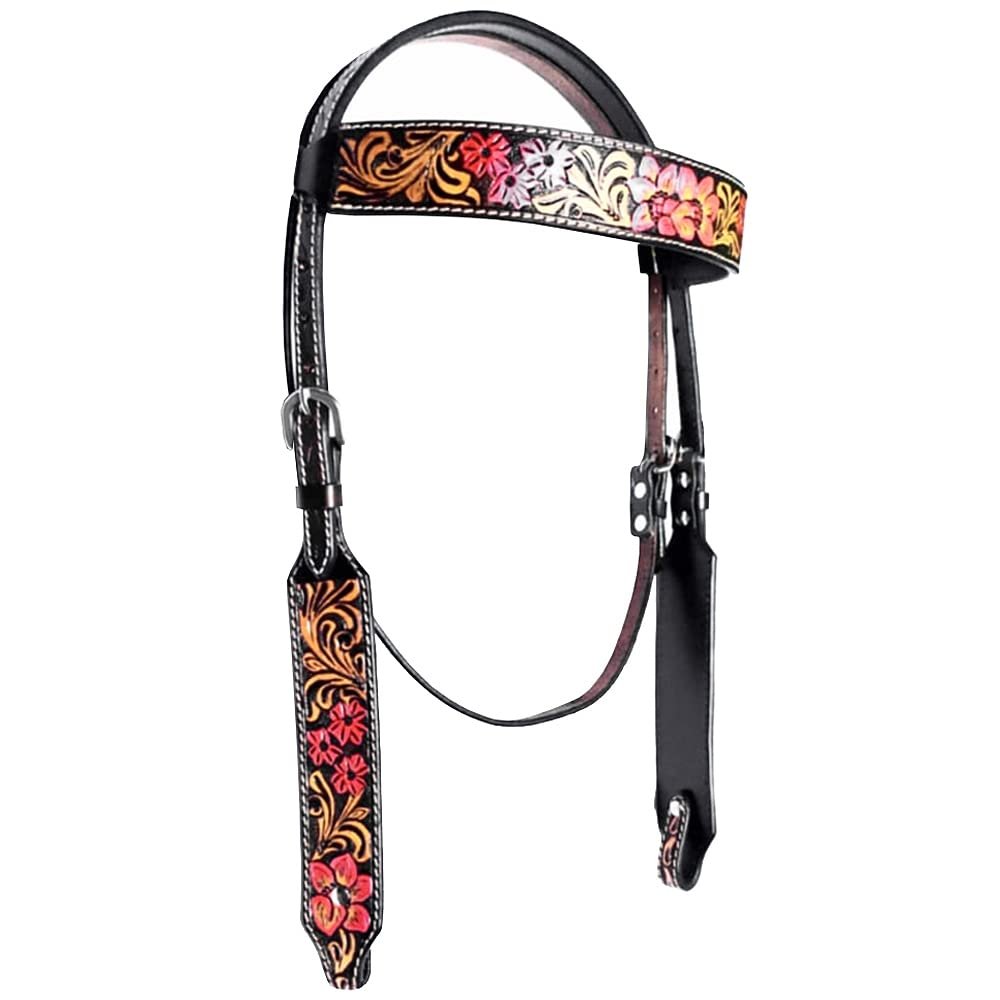 HILASON Western Horse Headstall American Leather | Bridle