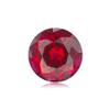 0.79-0.97 Cts of 5.5x5.5 mm AAA Round Cut Swiss Rough Synthetic Corundum Ruby (1 pc) Loose Gemstone view 1