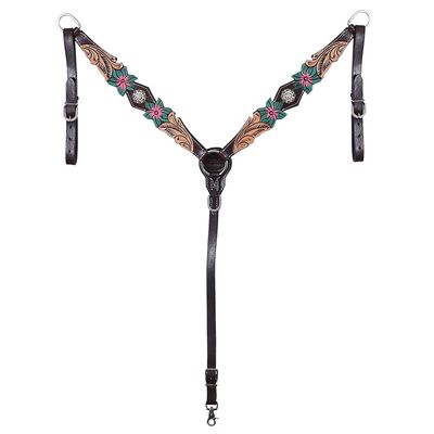 HILASON Western Horse Breast Collar American Leather | for Horses