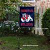 College Flags & Banners Co. Fresno State Bulldogs Two Sided Garden Banner and Pole Holder Set view 2