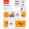 SPARK R&D Fixie Through-Mount Clips | Durable Reliable Lightweight Aluminum Easy-to-Install Splitboard Fixie Clips for Downhill Riding & Touring & All Mountain, Black view 4