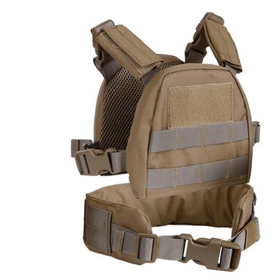 OAREA Outdoor Hunting Vests Kids Mini Airsoft Tactical Hunting Vest with Patrol Belt Vest XS/S for Kids 2-6 years
