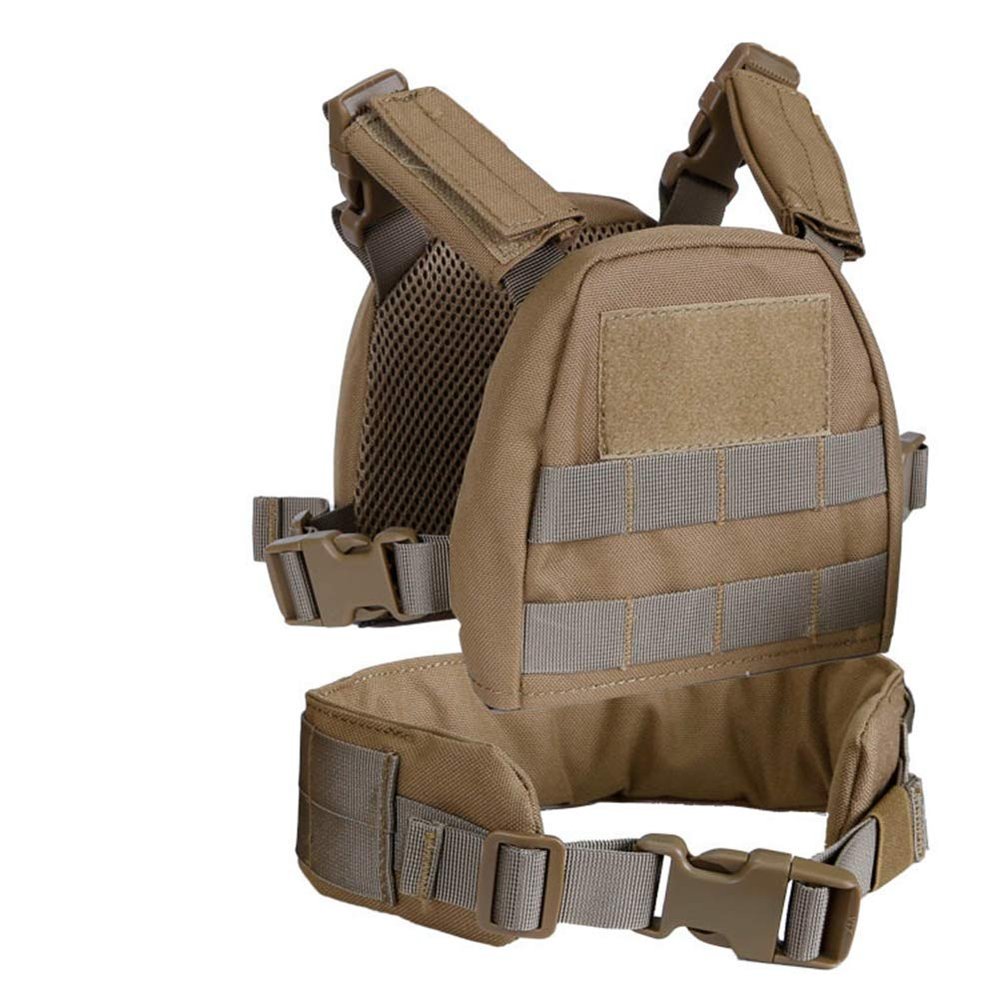 OAREA Outdoor Hunting Vests Kids Mini Airsoft Tactical Hunting Vest with Patrol Belt Vest XS/S for Kids 2-6 years