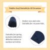 Bamery Winter Baby Boys Scarf Cotton Girls Neck Warmer Autumn Warm Knitted Scarves for Toddler Kids (Navy) view 2