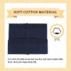 Bamery Winter Baby Boys Scarf Cotton Girls Neck Warmer Autumn Warm Knitted Scarves for Toddler Kids (Navy) view 4