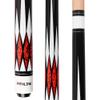 Pathline Pool Cue Stick - 58 inch Canadian Maple Billiard Pool Stick (Red 19oz) view 1