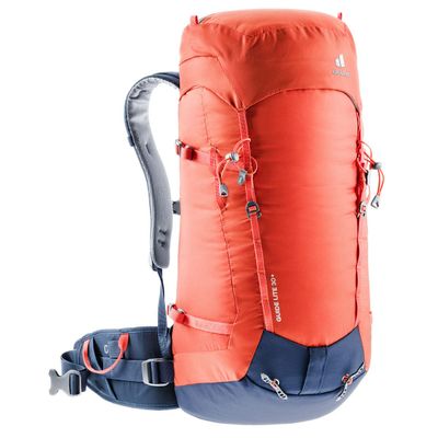 Deuter Unisex Adult's Guide Lite 30+ Alpine Backpack, Papaya-Navy, 6 L