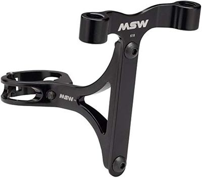 MSW | Seltzer Mount | CO2 and Bottle Cage Holder | 31.6mm Clamp | Black