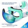 VANRORA Ski Goggles, Snowboard Goggles - Frameless Interchangeable Lens, Anti Fog and 100% UV Protection for Men & Women view 2