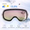 VANRORA Ski Goggles, Snowboard Goggles - Frameless Interchangeable Lens, Anti Fog and 100% UV Protection for Men & Women view 3