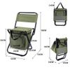 BESPORTBLE Folding Fishing Chairs Storage Portable Camping Chairs Insulated Backrest Oxford Fabric Durable view 2