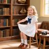 Otter MOMO Toddler Little Girls Oxford Shoes Mary Jane Flat T-Strap School Uniform Party Brown Dress Shoes Size 10 view 2