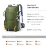 MOUNTAINTOP 25L/40L Hiking Backpack,Lightweight Travel Backpack for Men Women Outdoor Backpacking, Camping view 2