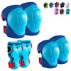 Knee Pads for Kids Knee Pads and Elbow Pads Toddler Protective Gear Set Kids Elbow Pads and Knee Pads for Girls Boys with Wrist Guards 3 in 1 for Skating Cycling Bike Rollerblading Scooter [Upgraded] view 1