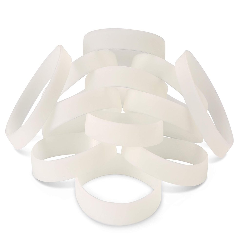 12 Pack Light Up Luminous Silicone Wristbands for Running Sports Glow Wrist Band Rubber Bracelet Customize