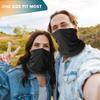 VULKIT 2 Pack Neck Gaiter Face Mask Scarf Reusable Bandanas Tube UV Protection Headwear Balaclava Outdoor Sport for Men and Women Grey view 4