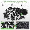 10L0L Golf Cart Xmas Tree Rivets with Fastener Remover Universal fit EZGO Club Car Yamaha OEM#1010434,16816-G1, 16816-G2 (50 PCS) view 2