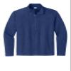 SPORT-TEK Women's Exchange 1.5 Long Sleeve Half Zip, True Royal Heather, X-Small view 1