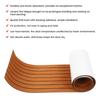 EVA Foam Boat Flooring Mat, Acouto Boat Flooring Decking Pad Non-Slip EVA Foam Boat Flooring Decking Sheet Pad Non-Skid Marine Boat Yacht Flooring Mat 240x45x0.6cm view 4
