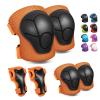 Knee Pads for Kids Knee pads and Elbow Pads Toddler Protective Gear Set Kids Elbow Pads and Knees Pads for Girls Boys with Wrist Guards 3 in 1 for Skating Cycling Bike Rollerblading Scooter [Upgraded] view 1
