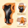 Knee Pads for Kids Knee pads and Elbow Pads Toddler Protective Gear Set Kids Elbow Pads and Knees Pads for Girls Boys with Wrist Guards 3 in 1 for Skating Cycling Bike Rollerblading Scooter [Upgraded] view 3