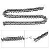 Alomejor Steel High Strength Derailleur Chain, 106 Links, Single Speed, Mountain Hollow Out Chain view 3