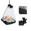 Ball Bag, Nylon Mesh Pouch, Storage Bag Pouch with Drawstring Cord Lock Closure, Can Hold 36 Balls, 1 Pack Mesh Ball Bag view 2
