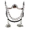M-Royal Saddles 5 1/4" Blue Freno Charro Pavonado Azul Bit view 4
