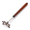 OwnMy Retractable Billiards Bridge Stick with Removable Bridge Head and Wood Handle, Pool Stick Length extends up to 35CM - 140CM, Billiards Pool Cue Accessory (Brown) view 1