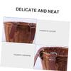 BESPORTBLE Girls Bike Bike Basket Wicker Front Handlebar for Outdoor Cycling Riding Accessories view 3