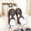 Otter MOMO Toddler Little Girls Oxford Shoes Mary Jane Flat T-Strap School Uniform Party Black Dress Shoes Size 6 view 4