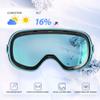 VANRORA Ski Goggles, Snowboard Goggles - Frameless Interchangeable Lens, Anti Fog and 100% UV Protection for Men & Women view 3