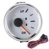 Acouto Marine Trim Gauge Kit - 52mm/2in UP-DN Motor Trim Indicator with Red Backlight and Angle Measurement view 1