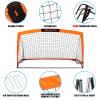 Soccer Goal with Carry Bag, 10MM Strengthen Pole & Nets Arched Design, Kids Soccer Goals for Backyard Set 5' x 3.1' Portable Pop Up Soccer Nets for Toddler, Adults, Youth Games, Sports, Play, Gifts view 2