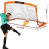 Soccer Goal with Carry Bag, 10MM Strengthen Pole & Nets Arched Design, Kids Soccer Goals for Backyard Set 5' x 3.1' Portable Pop Up Soccer Nets for Toddler, Adults, Youth Games, Sports, Play, Gifts view 4