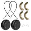 CLUBRALLY Club Car DS Deluxe Brake Golf Cart Maintenance Kit 2000 up -Contain Brake Drum/Hub,Brake Cables & Brake Shoes view 1