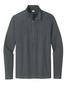 SPORT-TEK Women's Exchange 1.5 Long Sleeve Half Zip, Graphite Heather, X-Small view 1