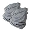 VULKIT 2 Pack Neck Gaiter Face Mask Scarf Reusable Bandanas Tube UV Protection Headwear Balaclava Outdoor Sport for Men and Women Storm Grey view 1