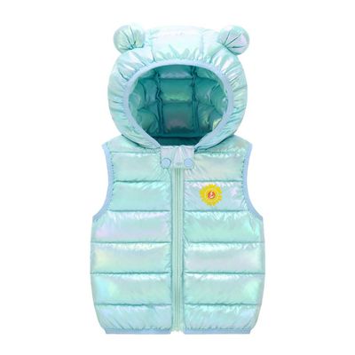 Moonker Infant Baby Fleece Winter Coat Vest,Toddler Girls Warm Cartoon Windproof Hoodie Outwear Waistcoat Outfits Clothes Blue