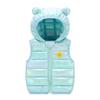 Moonker Infant Baby Fleece Winter Coat Vest,Toddler Girls Warm Cartoon Windproof Hoodie Outwear Waistcoat Outfits Clothes Blue view 1